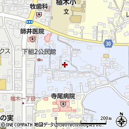 熊本県熊本市北区改寄町2370周辺の地図