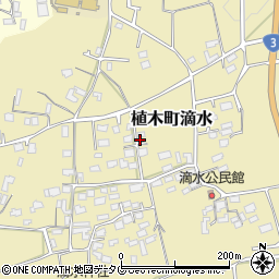 熊本県熊本市北区植木町滴水1005周辺の地図