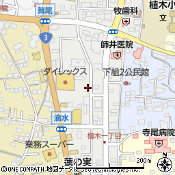 熊本県熊本市北区植木町植木437周辺の地図