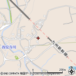 熊本県玉名郡玉東町西安寺915周辺の地図