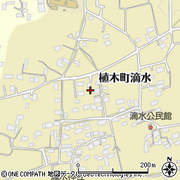 熊本県熊本市北区植木町滴水1165周辺の地図