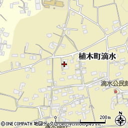 熊本県熊本市北区植木町滴水1166周辺の地図