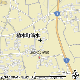 熊本県熊本市北区植木町滴水801周辺の地図