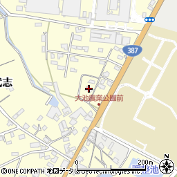 熊本県合志市御代志853-67周辺の地図