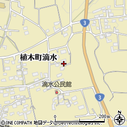 熊本県熊本市北区植木町滴水809周辺の地図