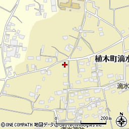 熊本県熊本市北区植木町滴水1171-3周辺の地図