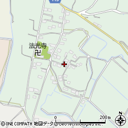 熊本県玉名市天水町野部田961周辺の地図