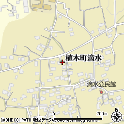 熊本県熊本市北区植木町滴水1164周辺の地図