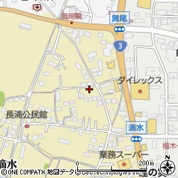 熊本県熊本市北区植木町滴水324周辺の地図