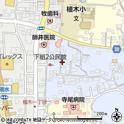 熊本県熊本市北区改寄町2375周辺の地図