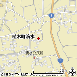 熊本県熊本市北区植木町滴水804周辺の地図