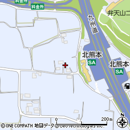 熊本県熊本市北区改寄町1546周辺の地図