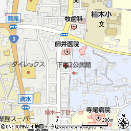 熊本県熊本市北区植木町植木498周辺の地図