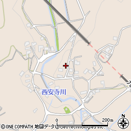 熊本県玉名郡玉東町西安寺736周辺の地図