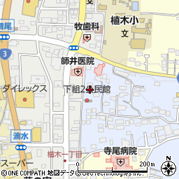 熊本県熊本市北区改寄町2378周辺の地図