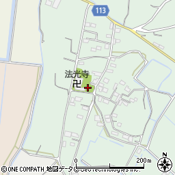 熊本県玉名市天水町野部田897周辺の地図