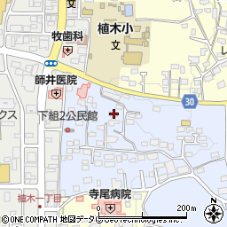 熊本県熊本市北区改寄町2372周辺の地図