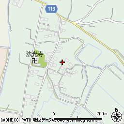 熊本県玉名市天水町野部田962周辺の地図