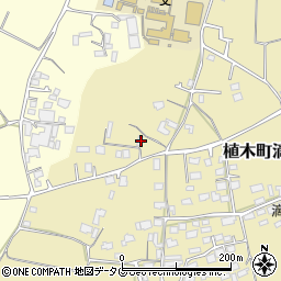 熊本県熊本市北区植木町滴水1145-1周辺の地図