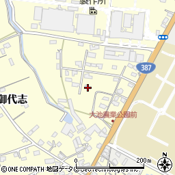 熊本県合志市御代志853-7周辺の地図