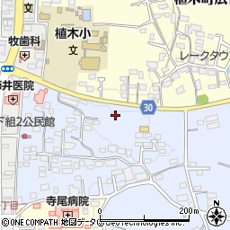 熊本県熊本市北区改寄町2387周辺の地図