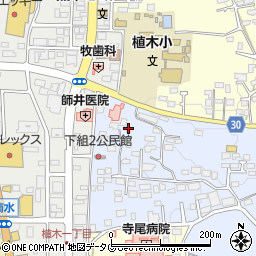 熊本県熊本市北区改寄町2374周辺の地図
