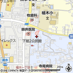 熊本県熊本市北区改寄町2377周辺の地図