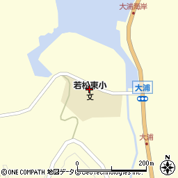 新上五島町立若松東小学校周辺の地図