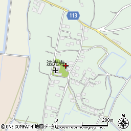 熊本県玉名市天水町野部田896周辺の地図