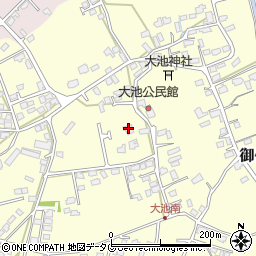 熊本県合志市御代志1361-2周辺の地図