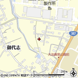 熊本県合志市御代志976-11周辺の地図