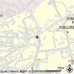 熊本県合志市御代志1347-3周辺の地図