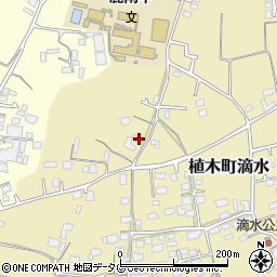 熊本県熊本市北区植木町滴水1133周辺の地図