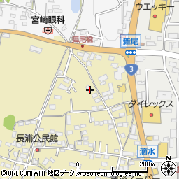 熊本県熊本市北区植木町滴水453-2周辺の地図