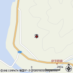 高知県宿毛市小筑紫町湊周辺の地図