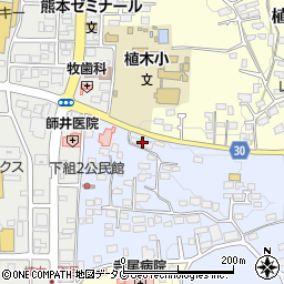 熊本県熊本市北区改寄町2381周辺の地図