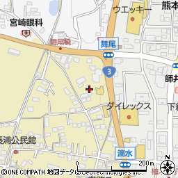 熊本県熊本市北区植木町滴水436-1周辺の地図