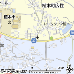 熊本県熊本市北区植木町広住12周辺の地図