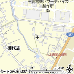 熊本県合志市御代志976-10周辺の地図