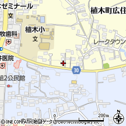 熊本県熊本市北区植木町広住7-4周辺の地図