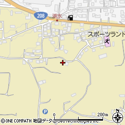 熊本県熊本市北区植木町滴水671周辺の地図