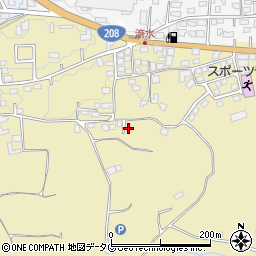 熊本県熊本市北区植木町滴水674-5周辺の地図