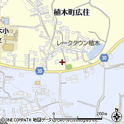 熊本県熊本市北区植木町広住198周辺の地図