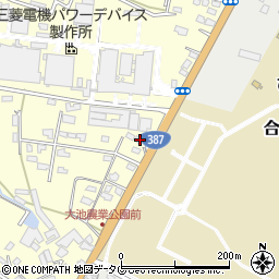 熊本県合志市御代志851-9周辺の地図
