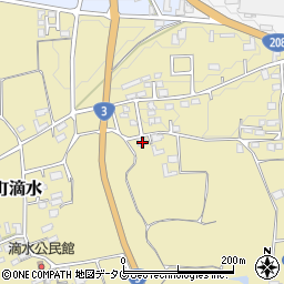 熊本県熊本市北区植木町滴水737周辺の地図