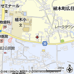 熊本県熊本市北区植木町広住7周辺の地図