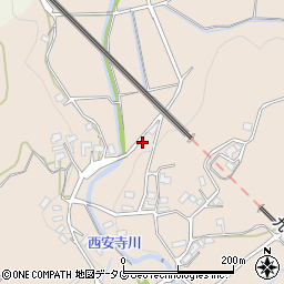 熊本県玉名郡玉東町西安寺721周辺の地図