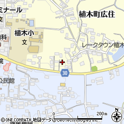 熊本県熊本市北区植木町広住11周辺の地図