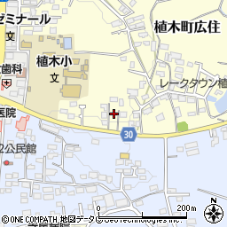 熊本県熊本市北区植木町広住8周辺の地図