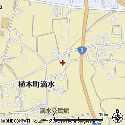 熊本県熊本市北区植木町滴水1012周辺の地図